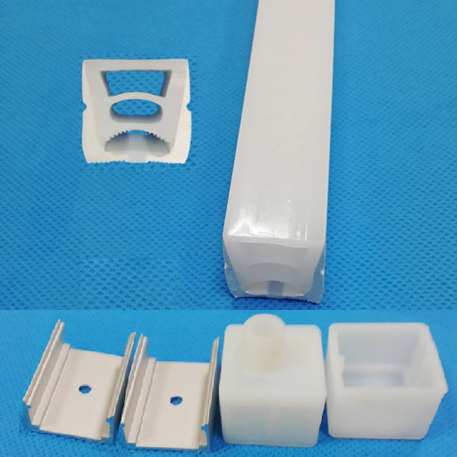 Silicone Diffuser Outdoor LED Strip Light Channel 120° Top Emitting 20*20mm Silicone Diffuser Outdoor LED Strip Light Channel 120° Top Emitting 20*20mm